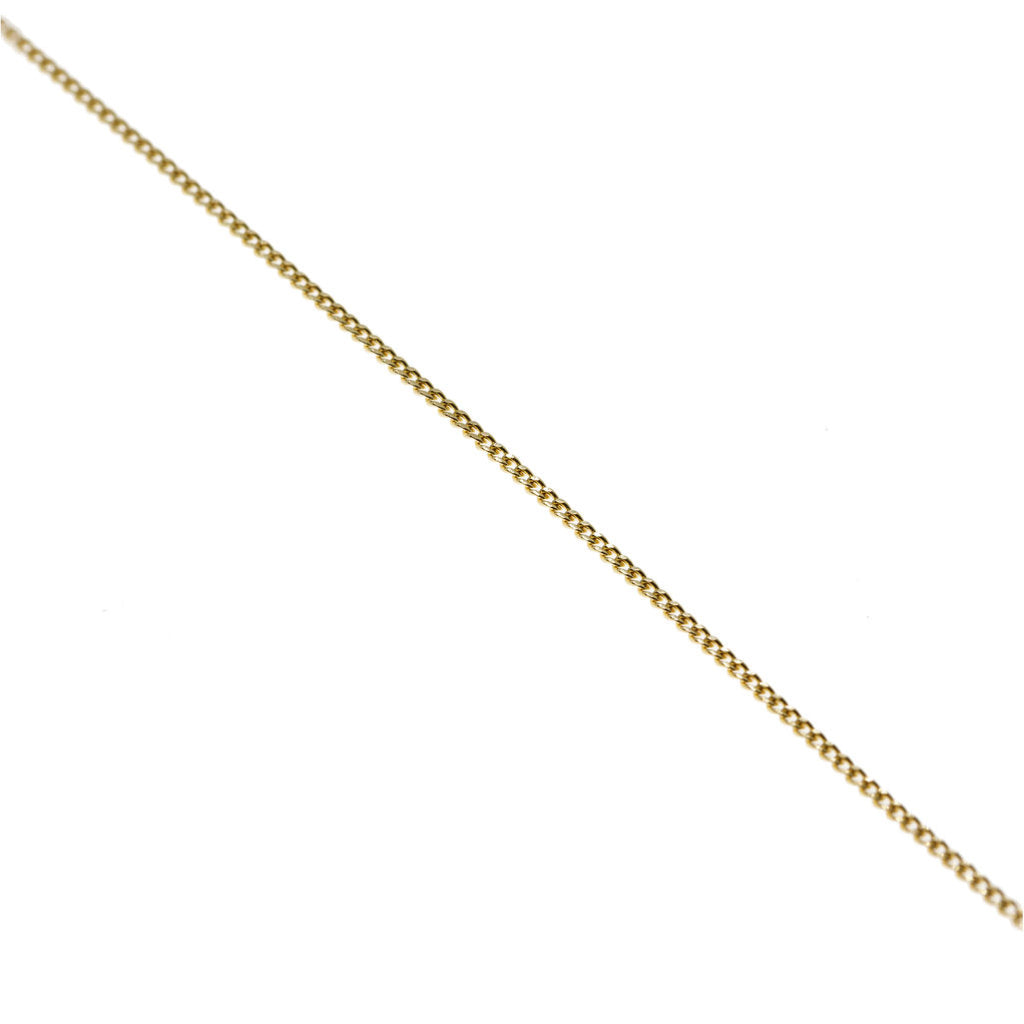 Gold Curb Chain Bracelet