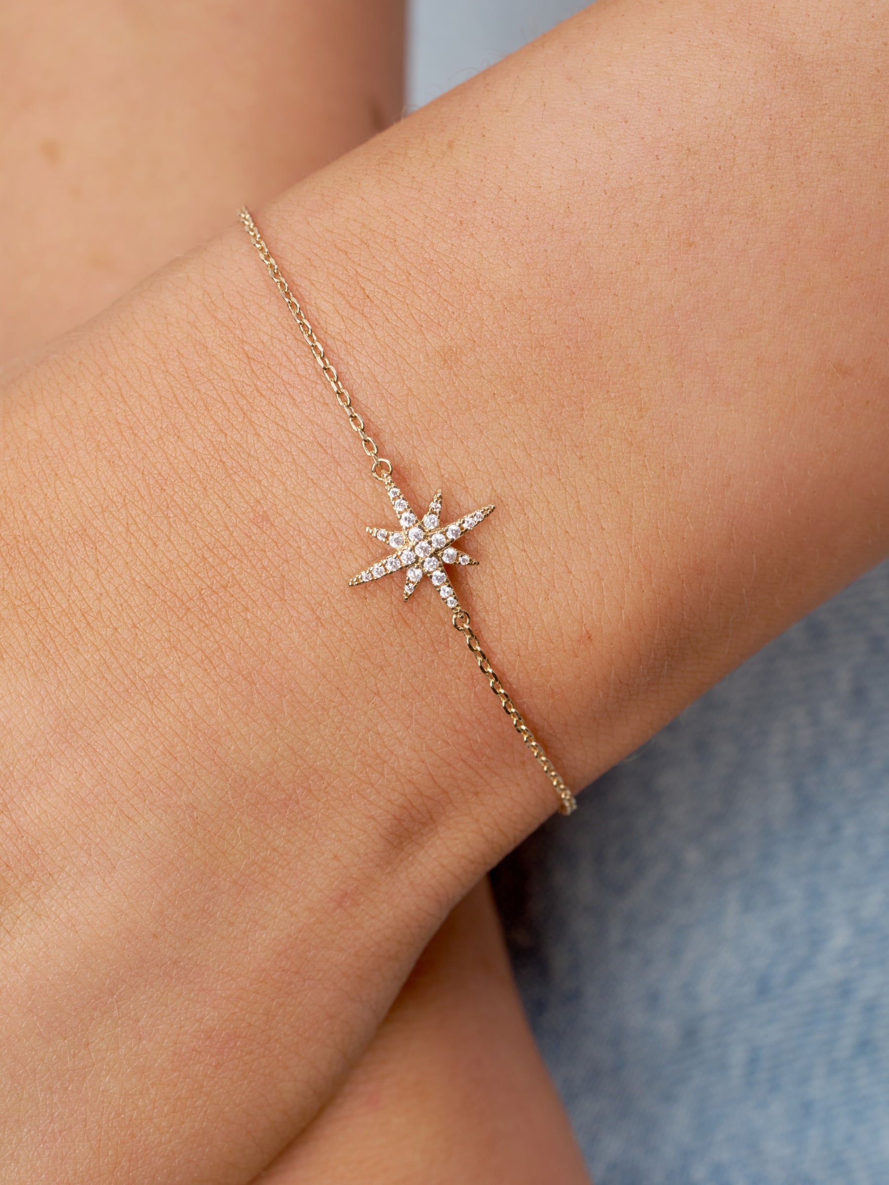Gold North Star Bracelet | Tali