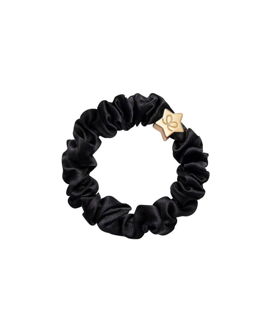 Gold Star Silk Scrunchie | byEloise