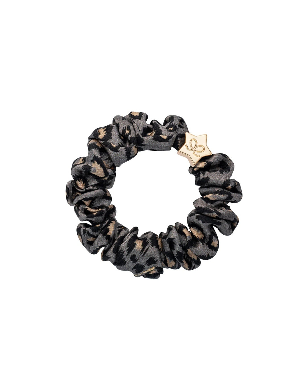 Gold Star Silk Scrunchie | byEloise