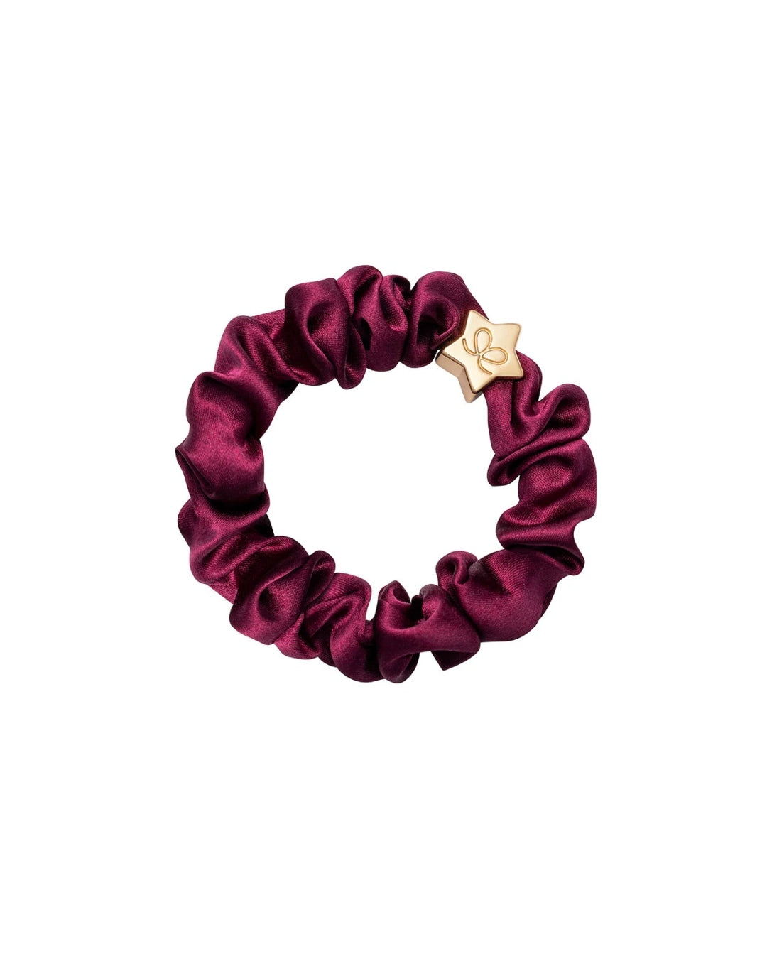 Gold Star Silk Scrunchie | byEloise