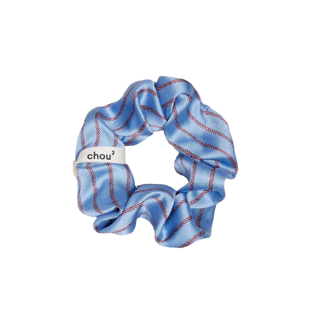 Hair Scrunchie | Blue Stripe | Chou²