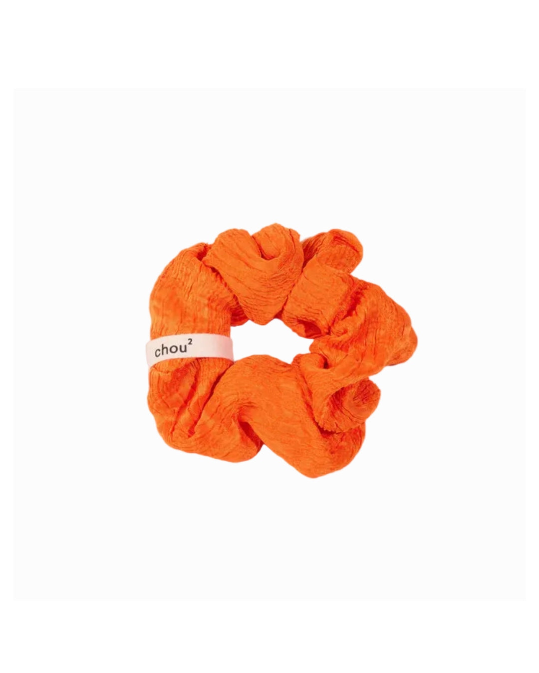Hair Scrunchie | Orange Jacquard | Chou²