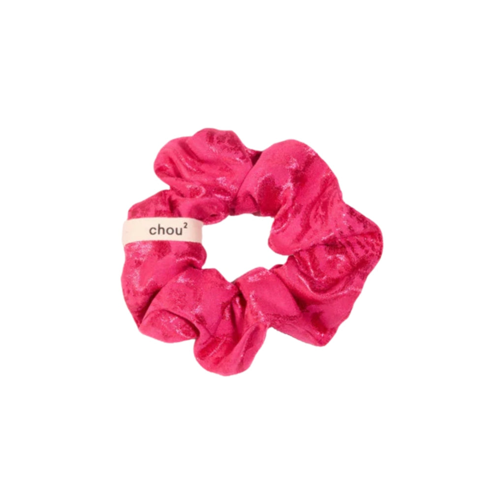 Hair Scrunchie | Pink Jacquard | Chou²
