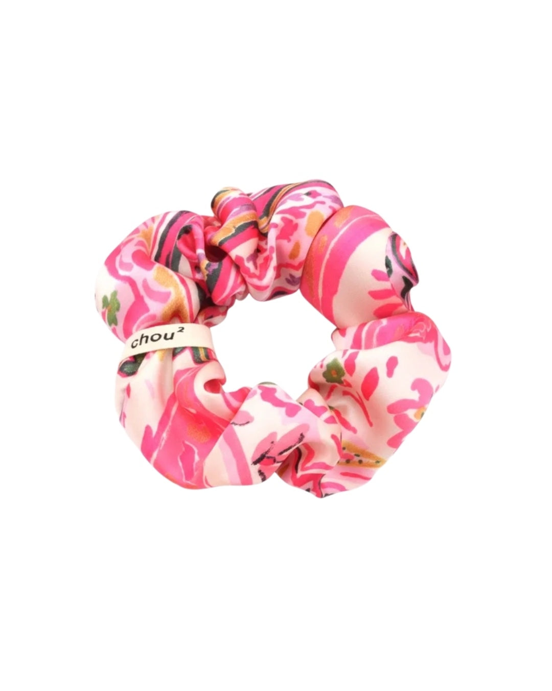 Hair Scrunchie | Pink Print | Chou²
