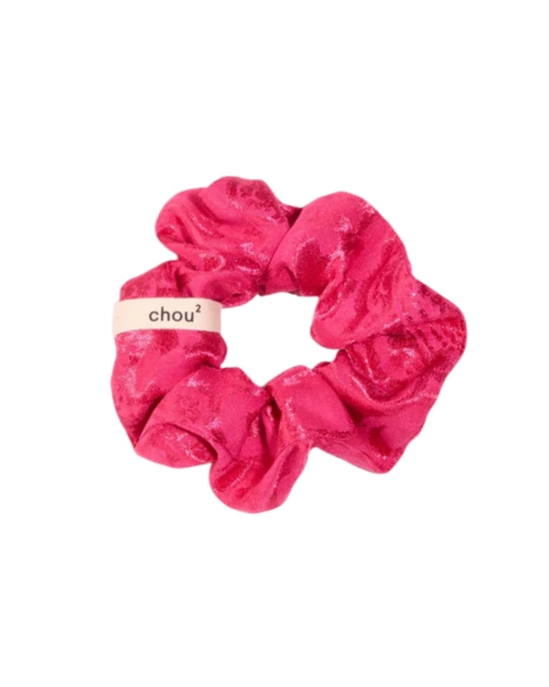 Hair Scrunchie | Pink Jacquard | Chou²