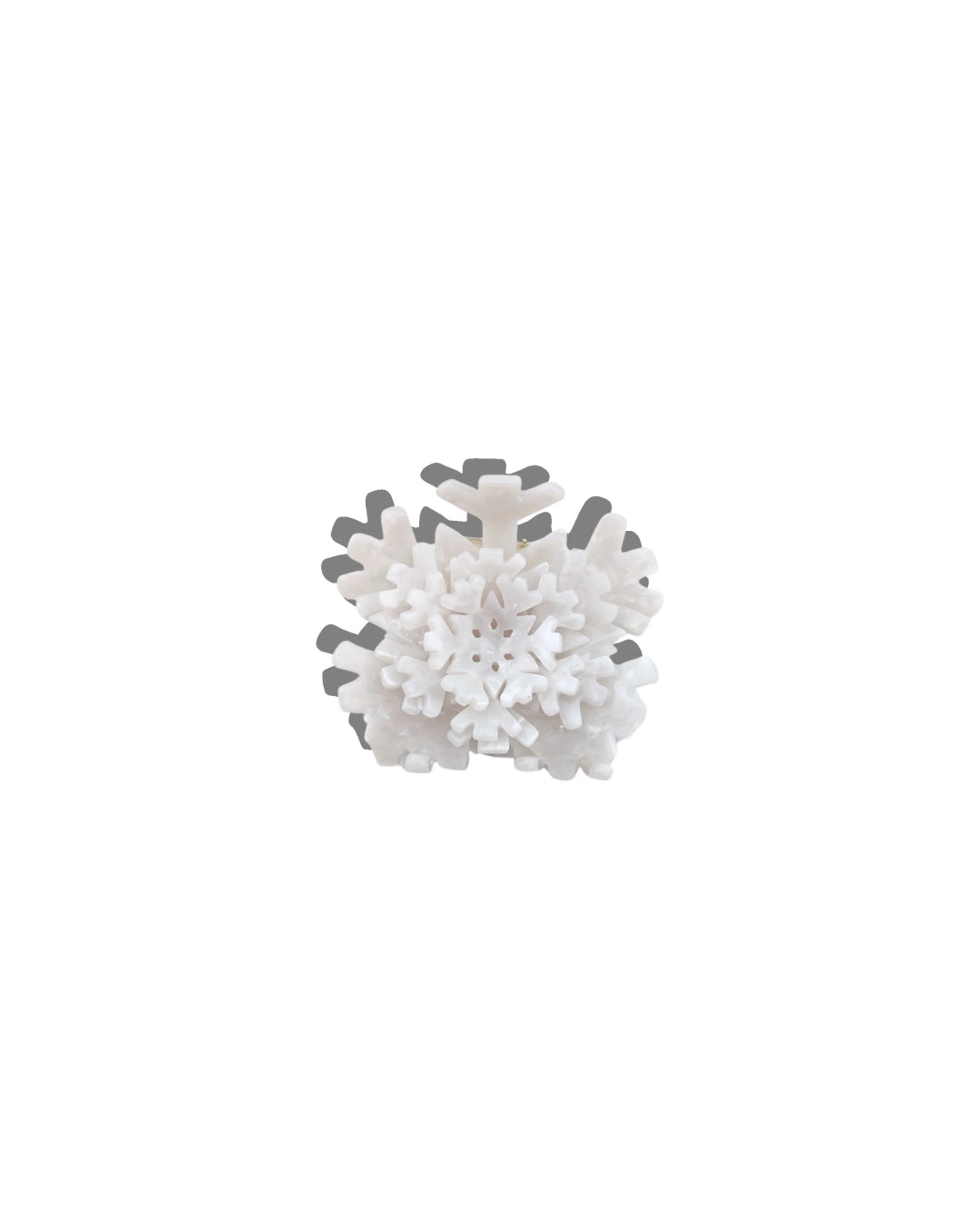 Hand-Painted Claw Hair Clip | Origami Snowflake | Solar Eclipse