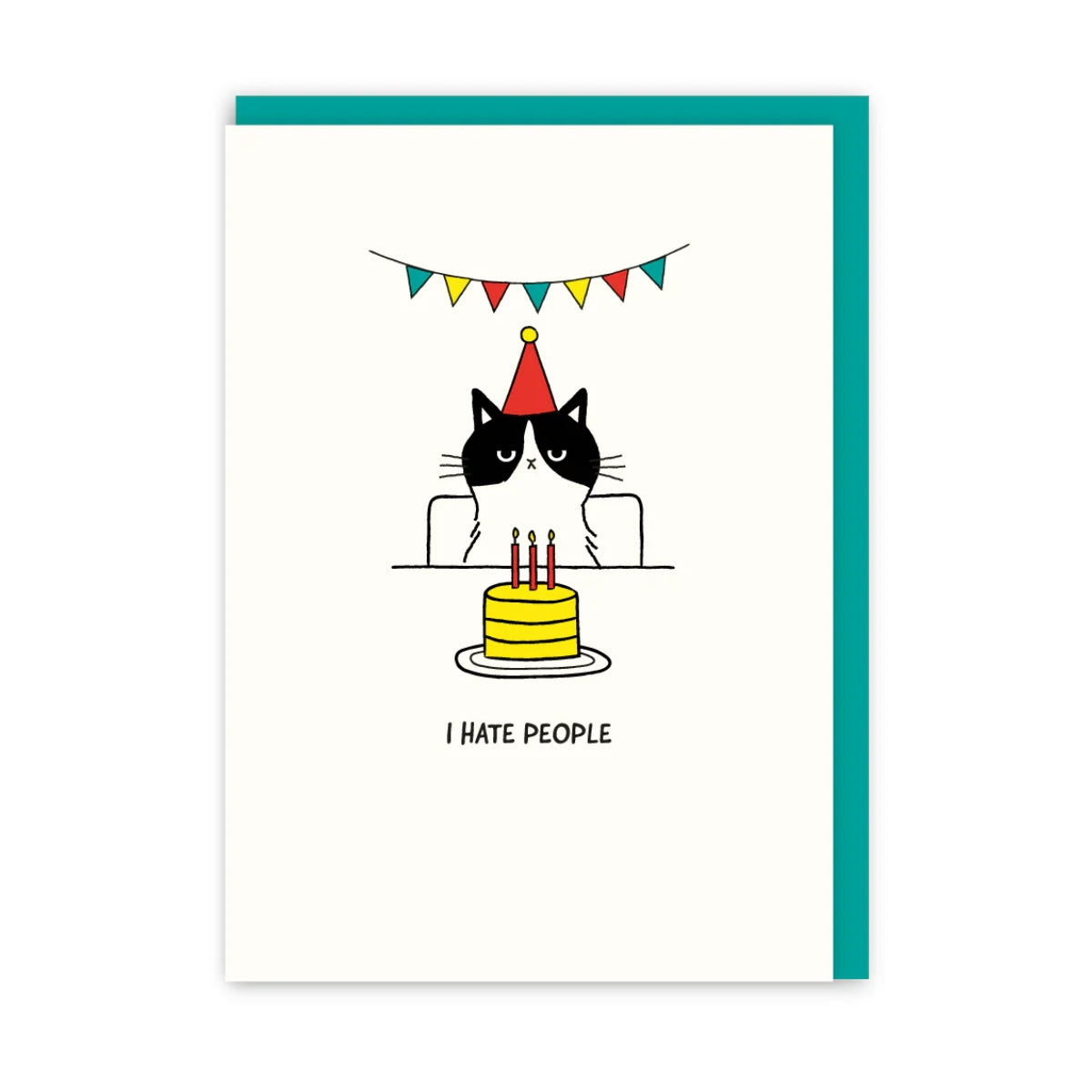 I Hate People Birthday Card | In Real Life