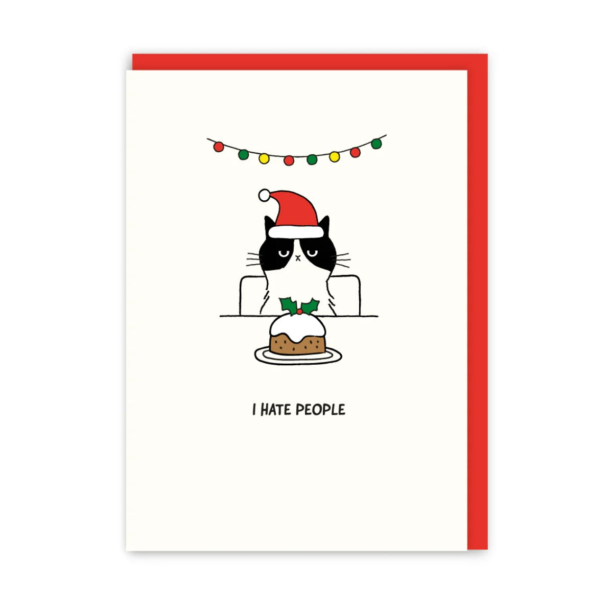 I Hate People Christmas Card | In Real Life