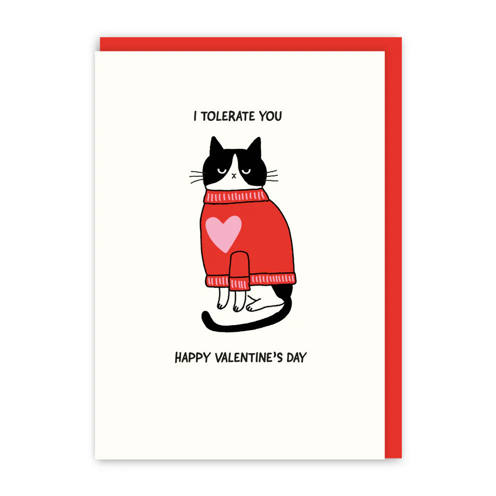 I Tolerate You Valentine's Card | In Real Life
