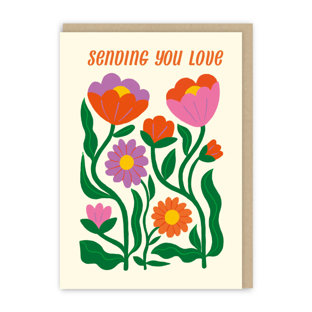 Floral Sending You Love Card | In Real Life