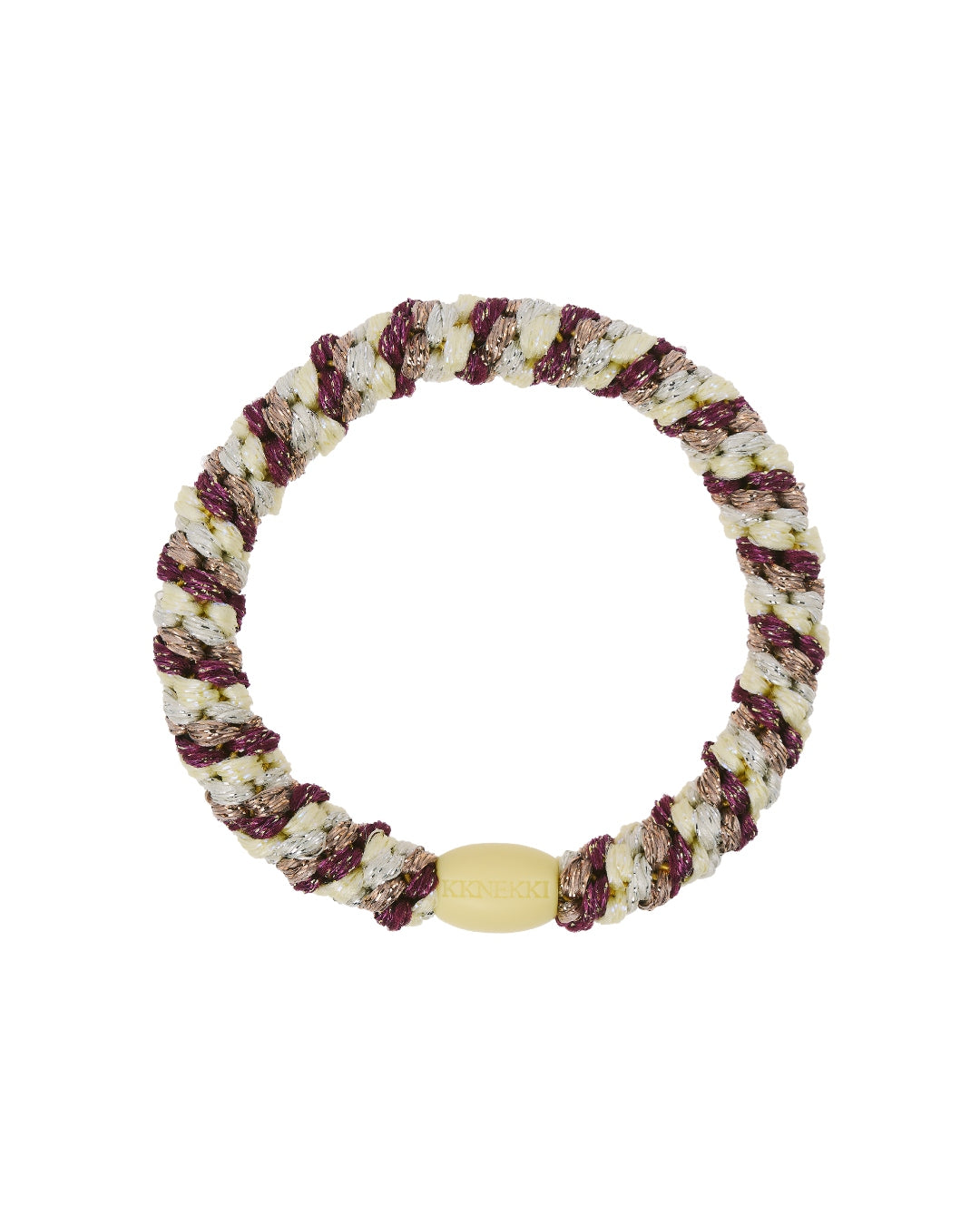 KKNEKKI Hair Tie | Mix | Grape & Yellow