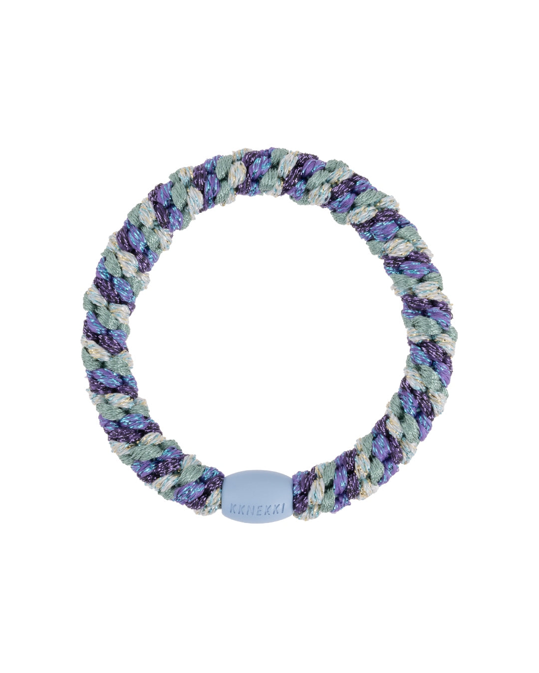 KKNEKKI Hair Tie | Mix | Purple & Faded Green Glitter