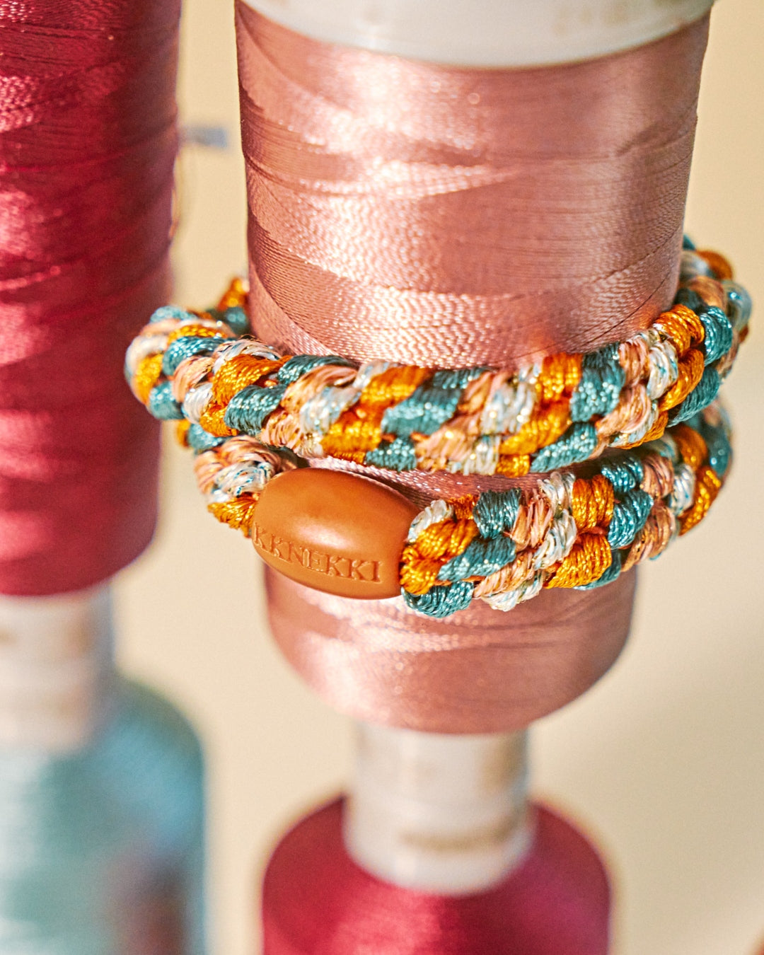 KKNEKKI Hair Tie | Mix | Terracotta & Teal