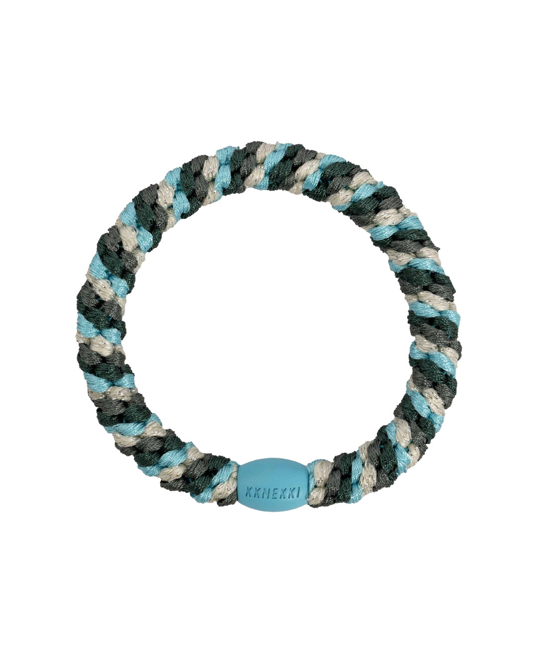 KKNEKKI Hair Tie | Mix | Turquoise & Jungle Glitter