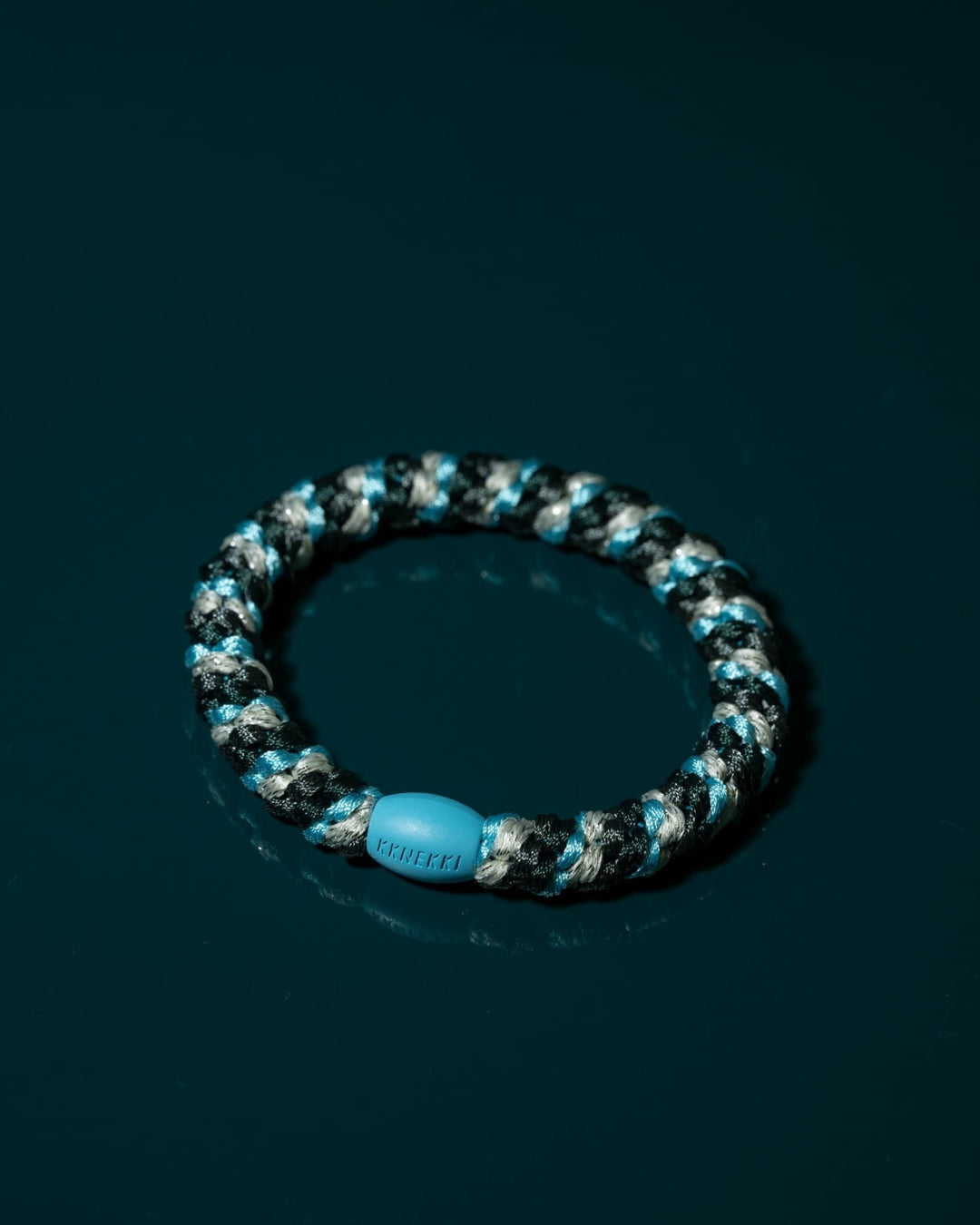 KKNEKKI Hair Tie | Mix | Turquoise & Jungle Glitter