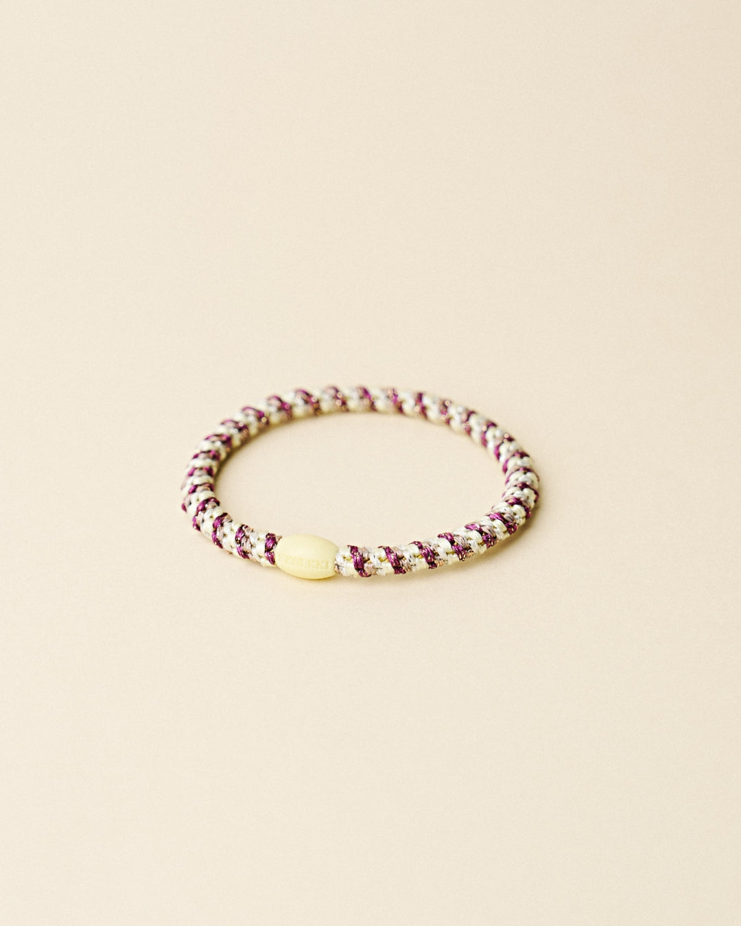 KKNEKKI Hair Tie | Slim Mix | Grape & Yellow