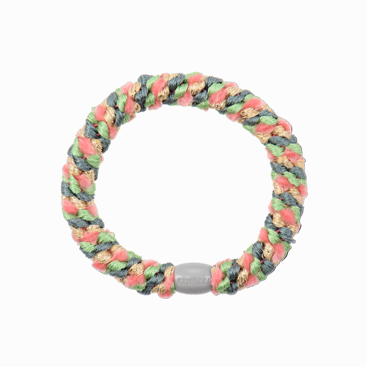 KKNEKKI Hair Tie | Mix | Teal & Pink
