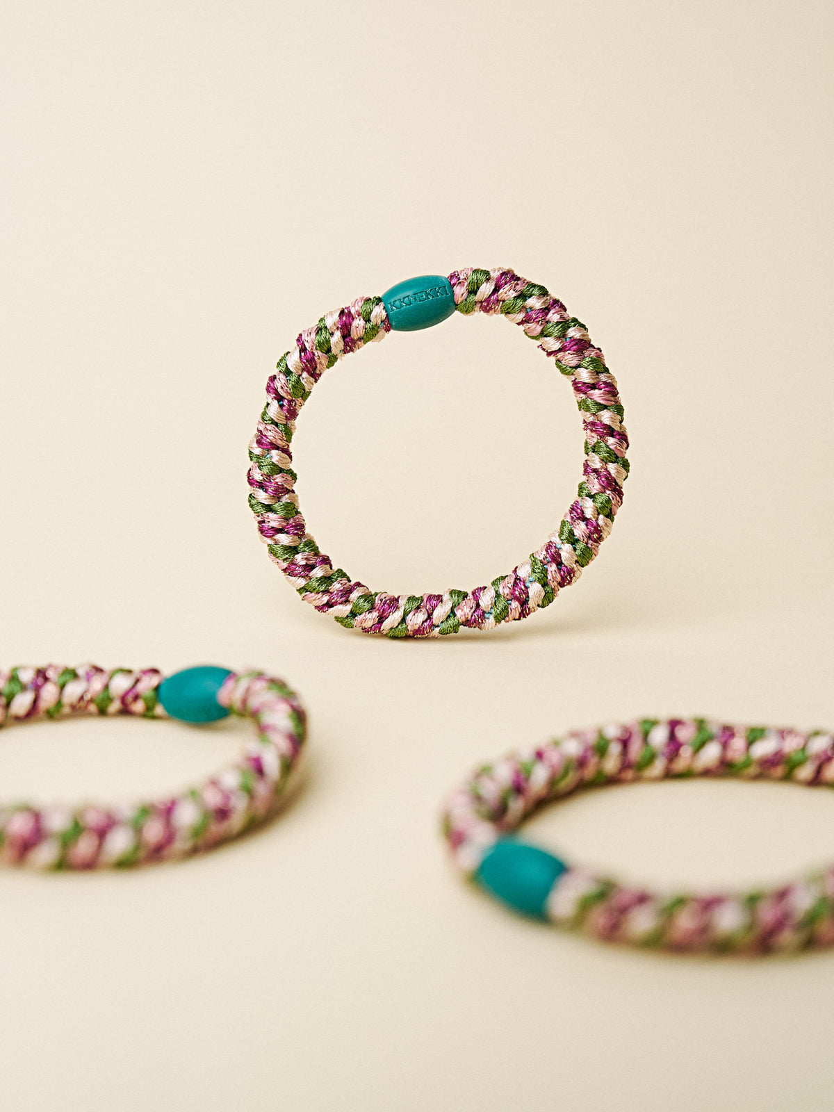 KKNEKKI Hair Tie | Mix | Army & Grape