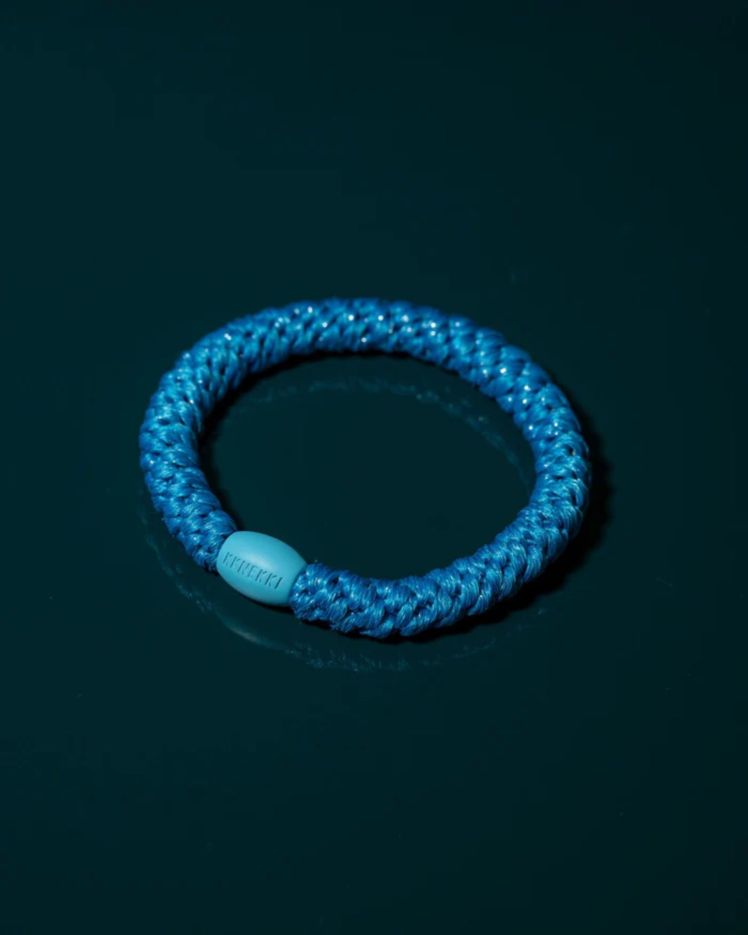 Kknekki Hair Tie | Glitter | Azure Blue