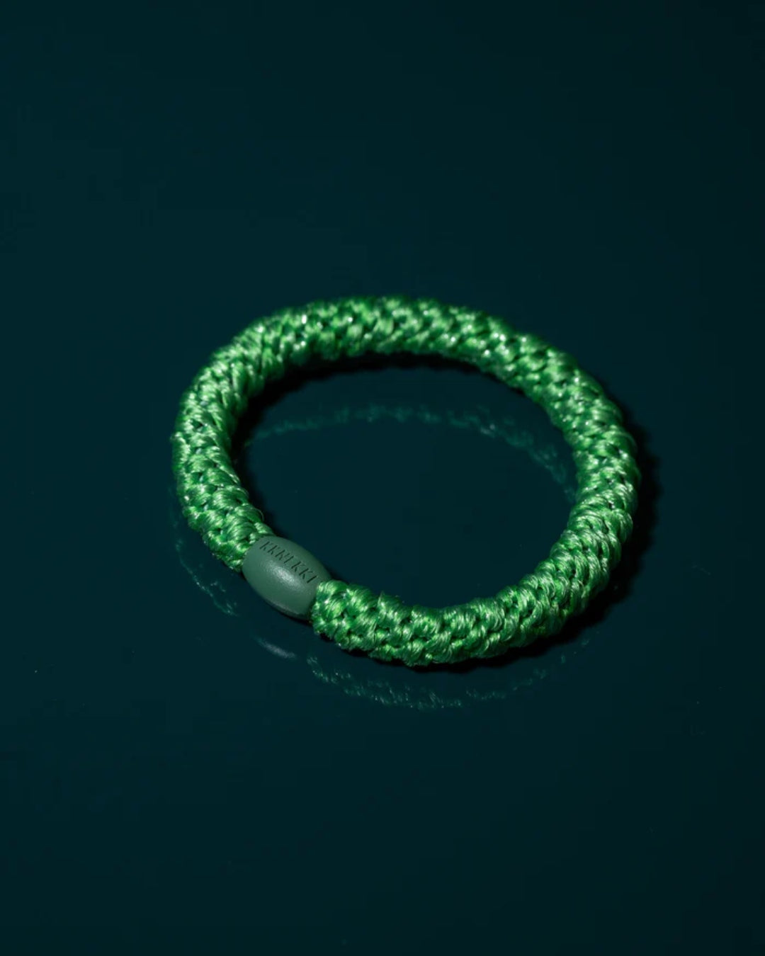 Kknekki Hair Tie | Glitter | Emerald Zest