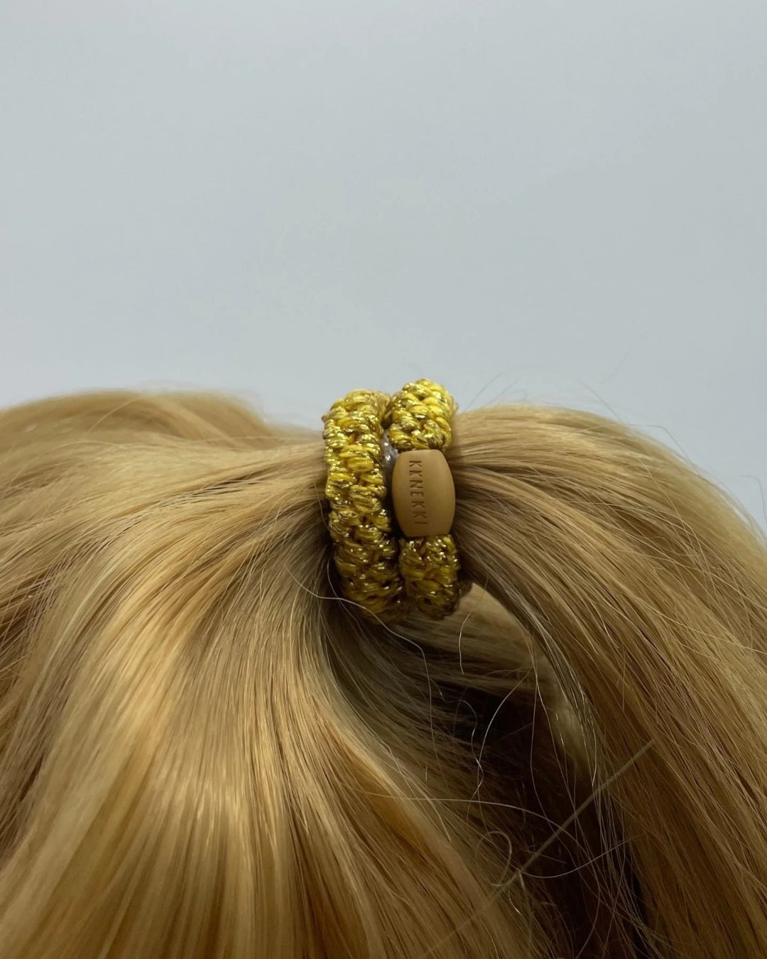 Kknekki Hair Tie | Glitter | Metallic Gold