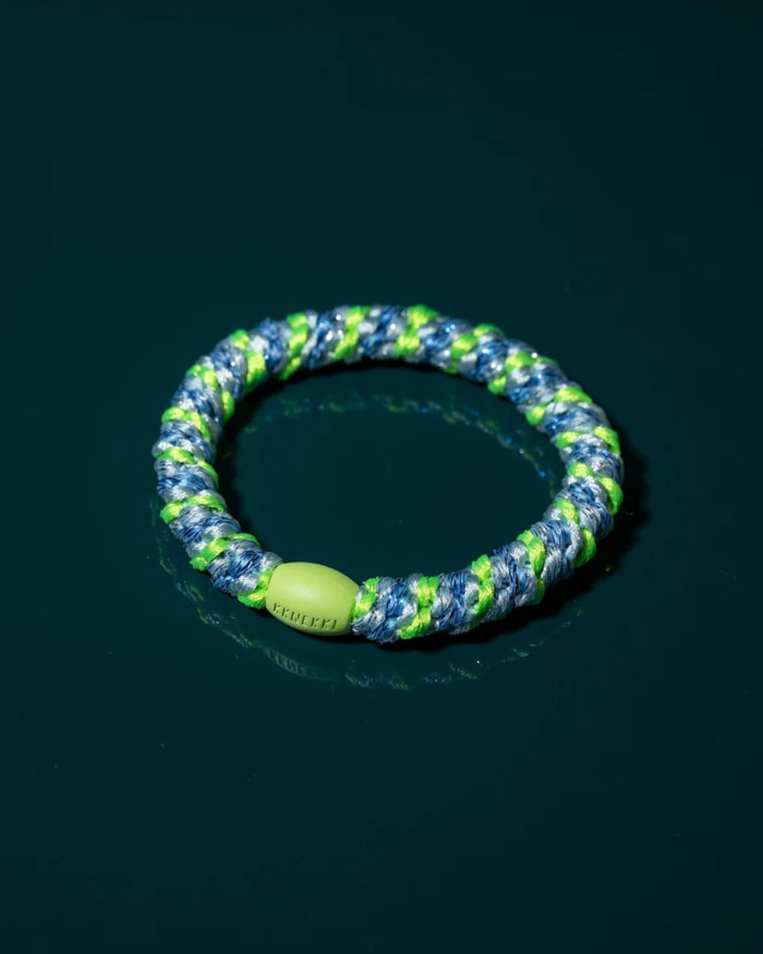 Kknekki Hair Tie | Mix | Blue Neon Green