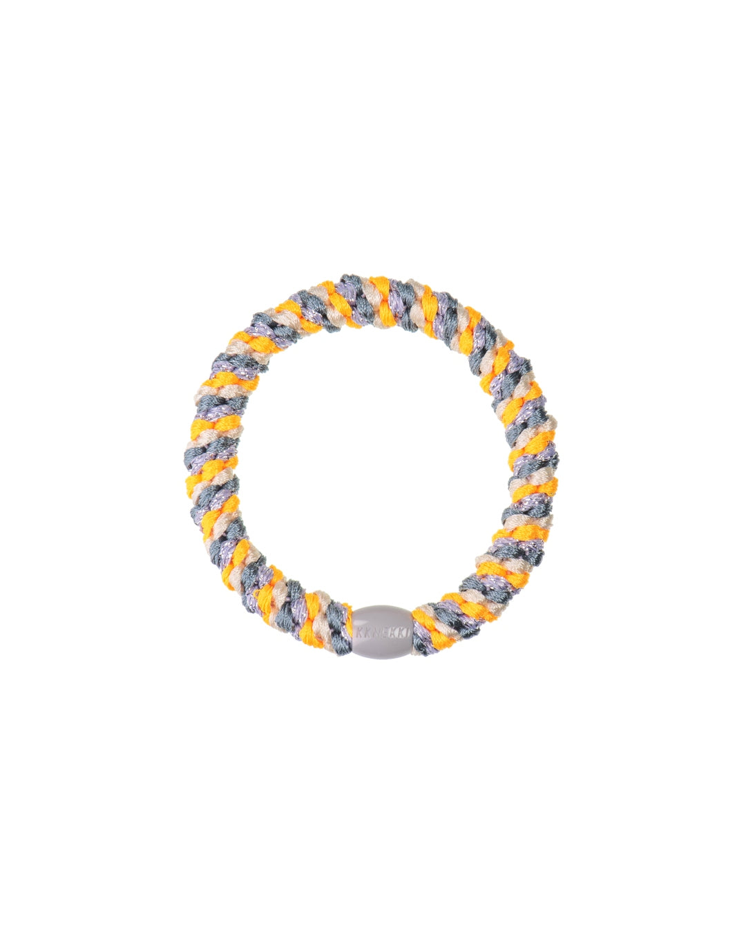 Kknekki Hair Tie | Mix | Light Orange & Lavender Glitter