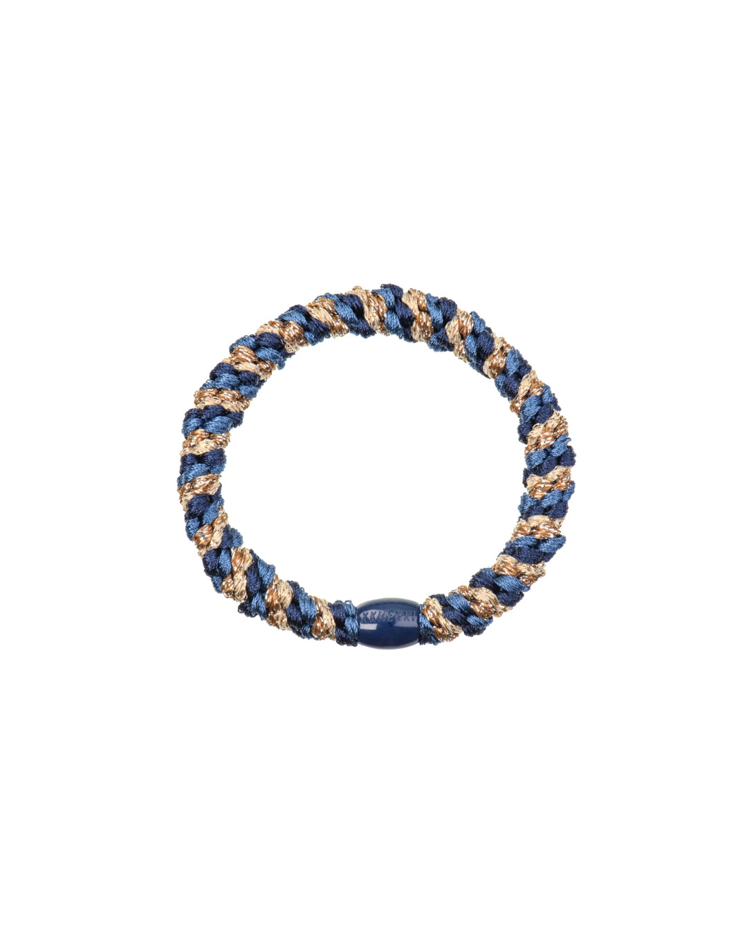 Kknekki Hair Tie | Mix | Navy & Gold Glitter