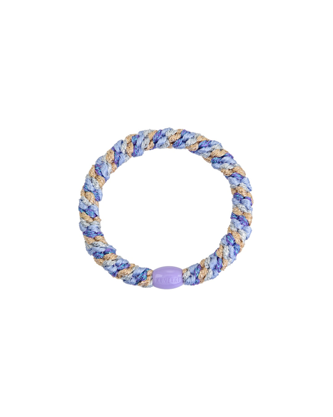 Kknekki Hair Tie | Mix | Purple Silver & Gold