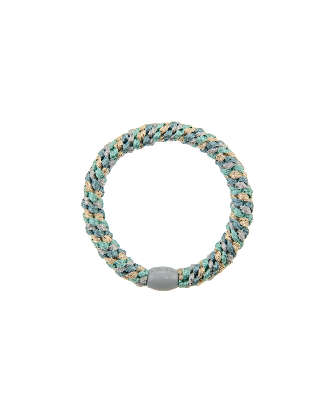 Kknekki Hair Tie | Mix | Teal & Gold Glitter