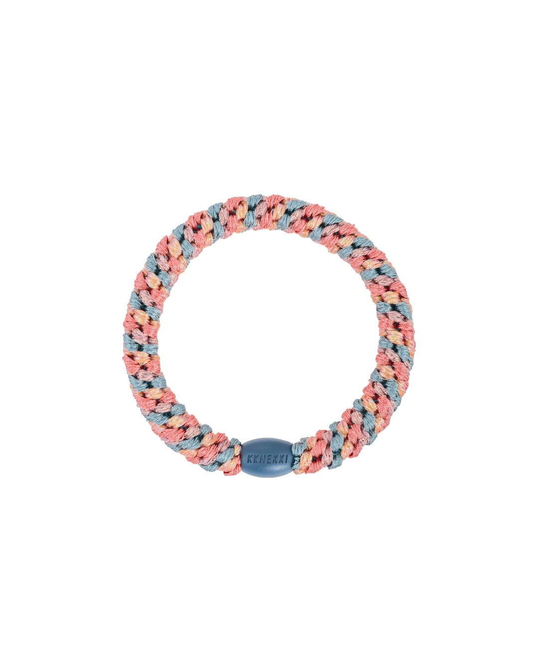Kknekki Hair Tie | Mix | Teal & Pomerant Glitter