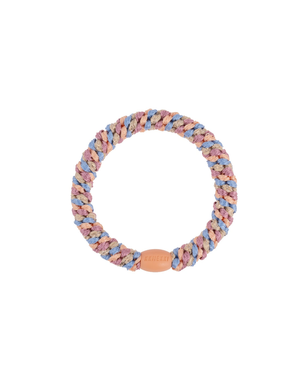 Kknekki Hair Tie | Mix | Peach & Blue Glitter