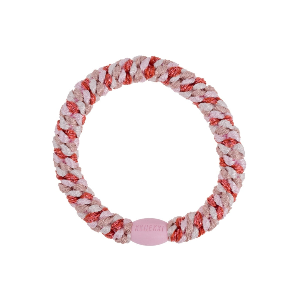 Kknekki Hair Tie | Mix | Pomerant & Pink Glitter