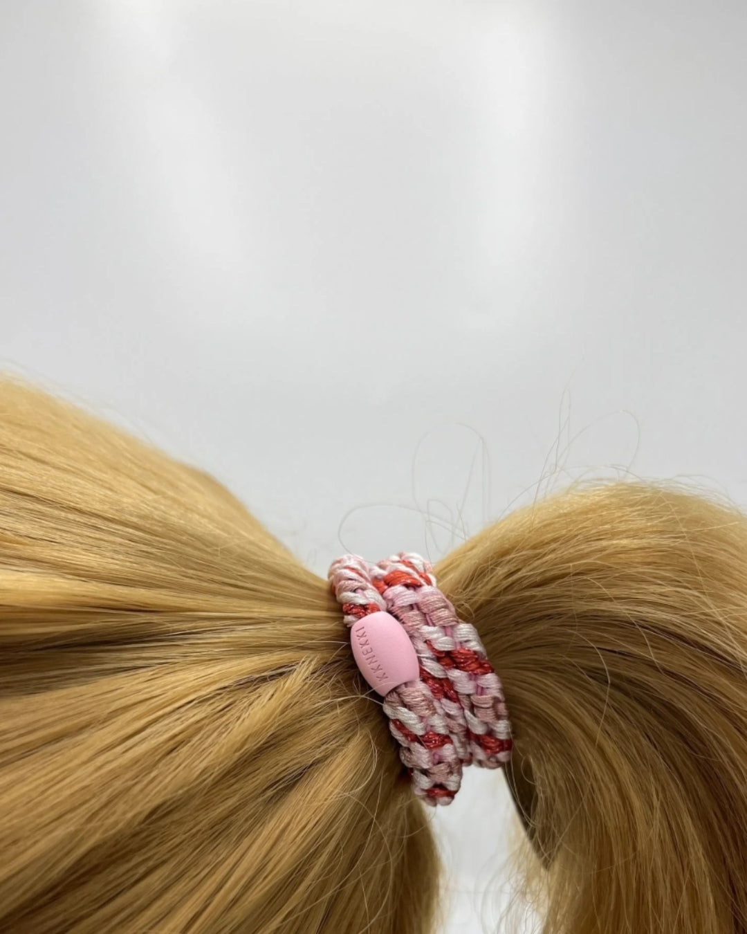 Kknekki Hair Tie | Mix | Pomerant & Pink Glitter