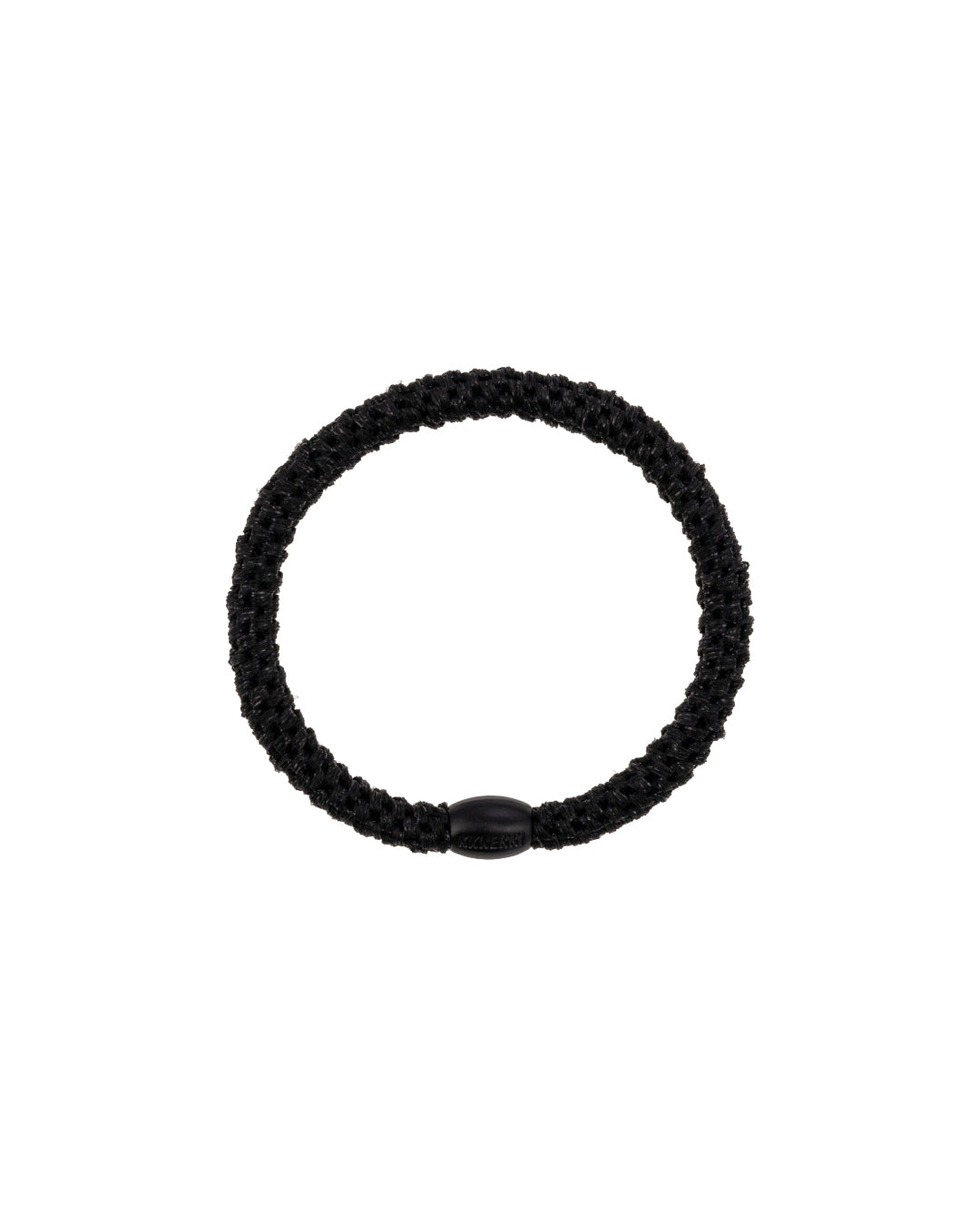 Kknekki Hair Tie | Slim Glitter | Black