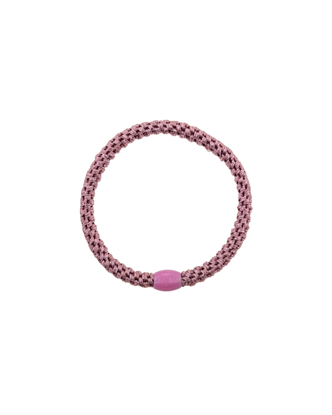 Kknekki Hair Tie | Slim Glitter | Old Pink