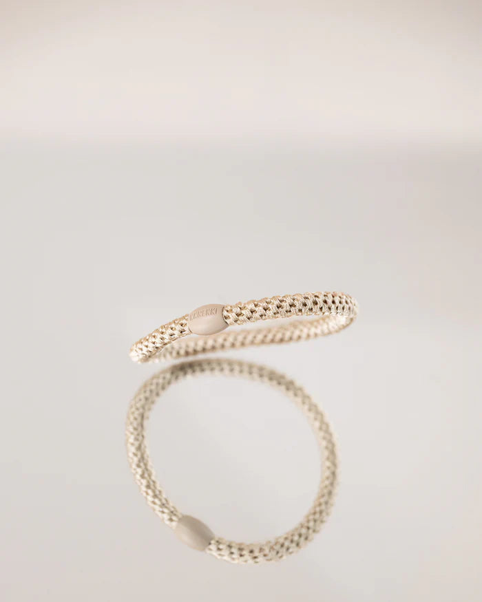 Kknekki Hair Tie | Slim Plain | Light Beige