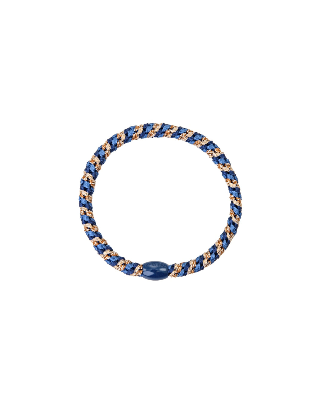 Kknekki Hair Tie | Slim Mix | Navy & Gold Glitter