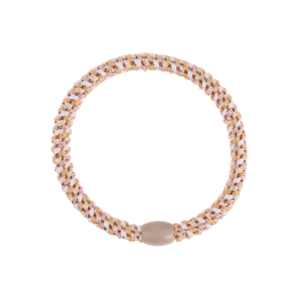 Kknekki Hair Tie | Slim Mix | Pink & Nude Glitter