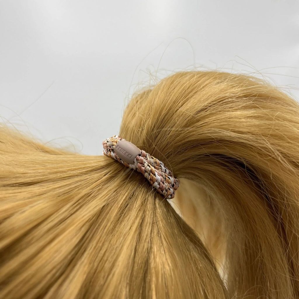 Kknekki Hair Tie | Slim Mix | Pink & Nude Glitter