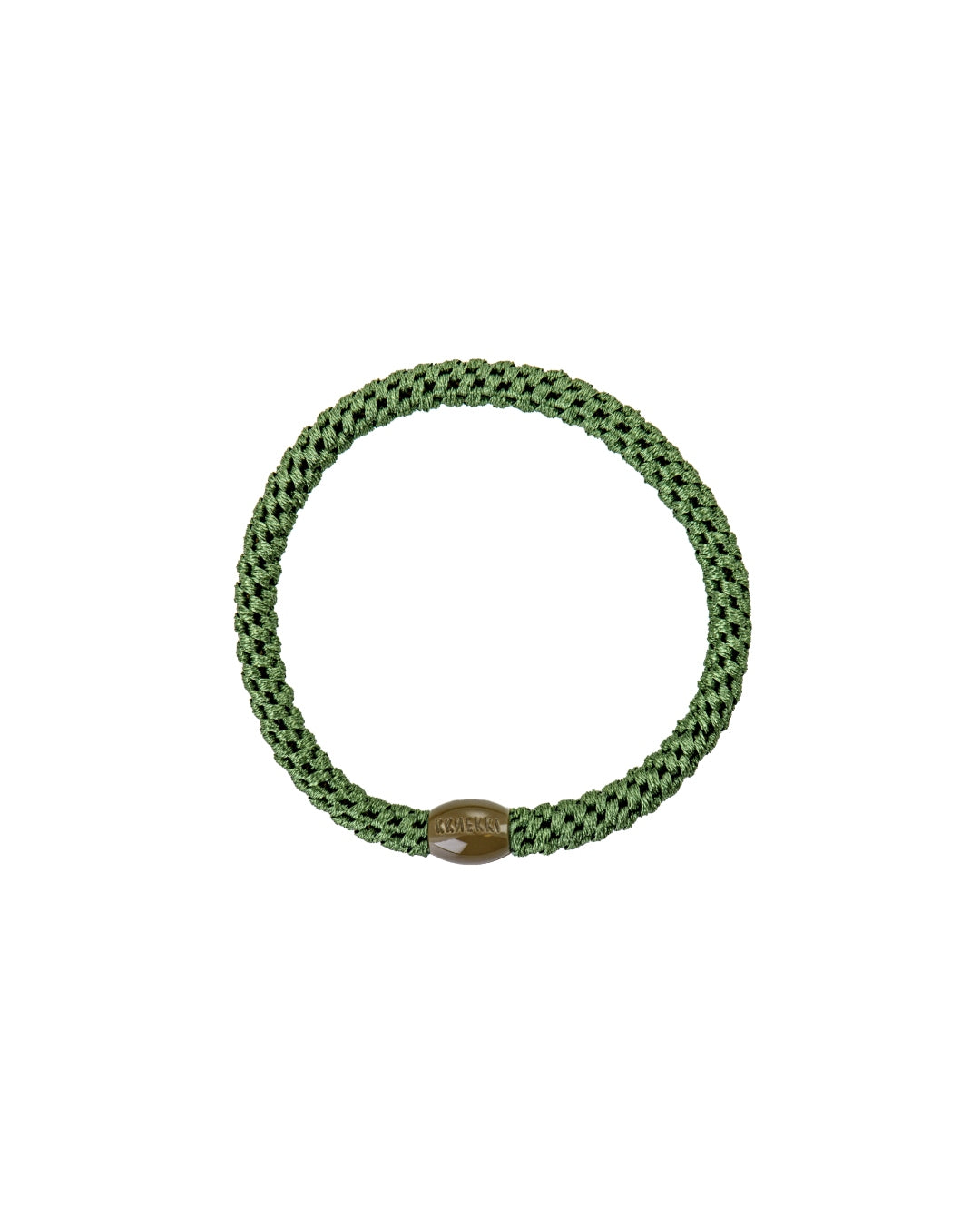 Kknekki Hair Tie | Slim Plain | Army