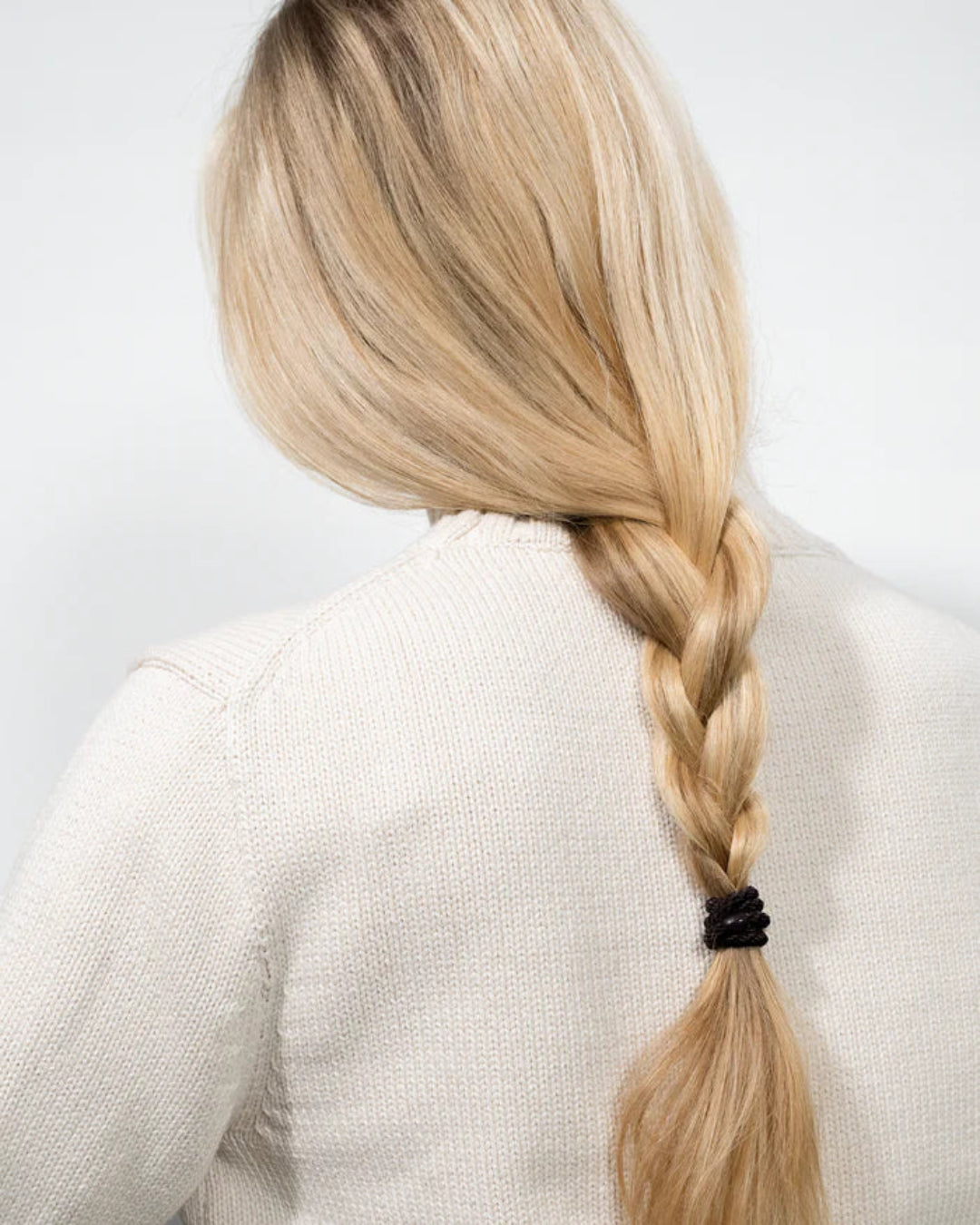 KKNEKKI Hair Tie | Slim Plain | Black