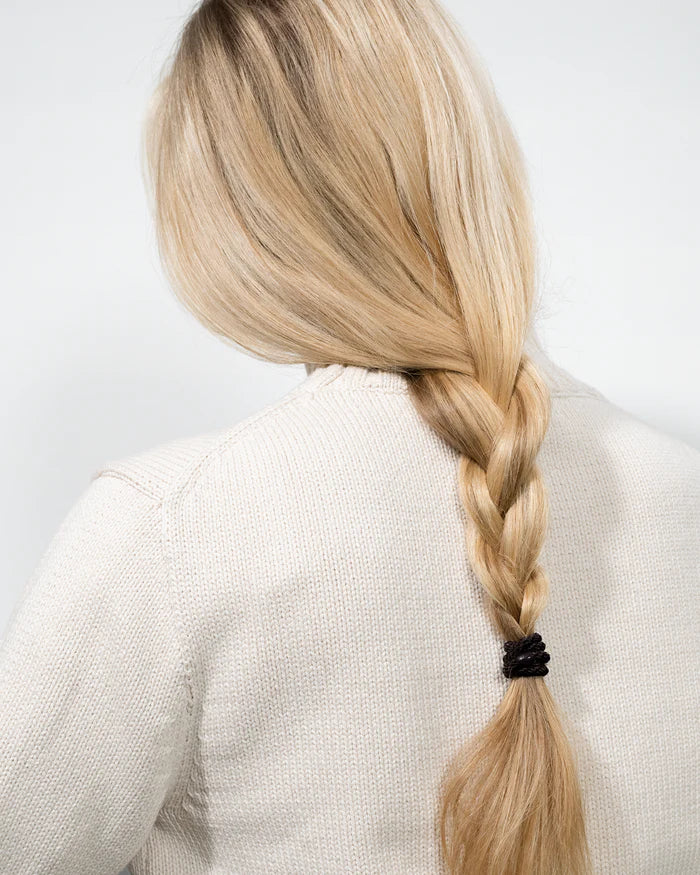 Kknekki Hair Tie | Slim Plain | Black
