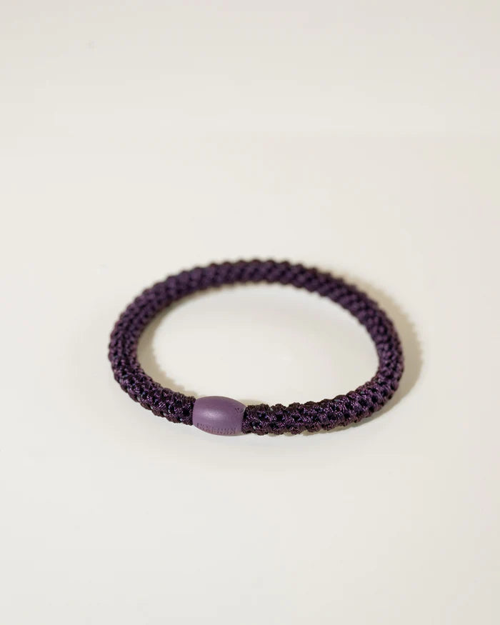 Kknekki Hair Tie | Slim Plain | Dark Purple