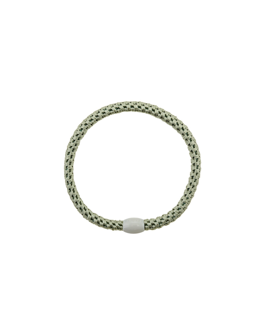 Kknekki Hair Tie | Slim Plain | Dusty Lind Green