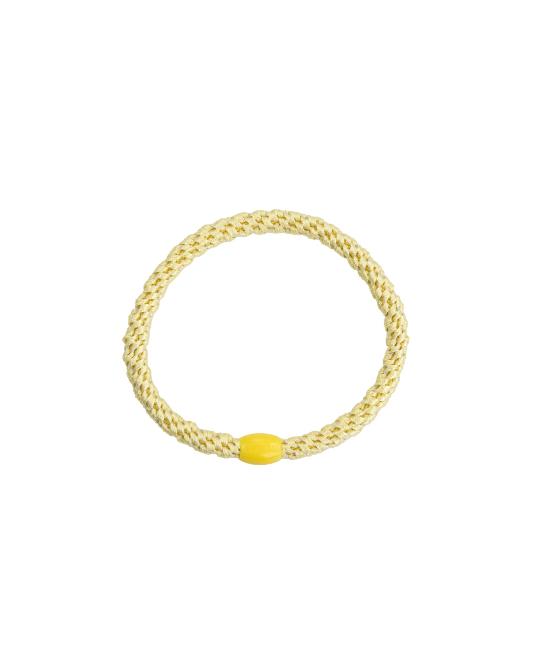 Kknekki Hair Tie | Slim Plain | Light Yellow