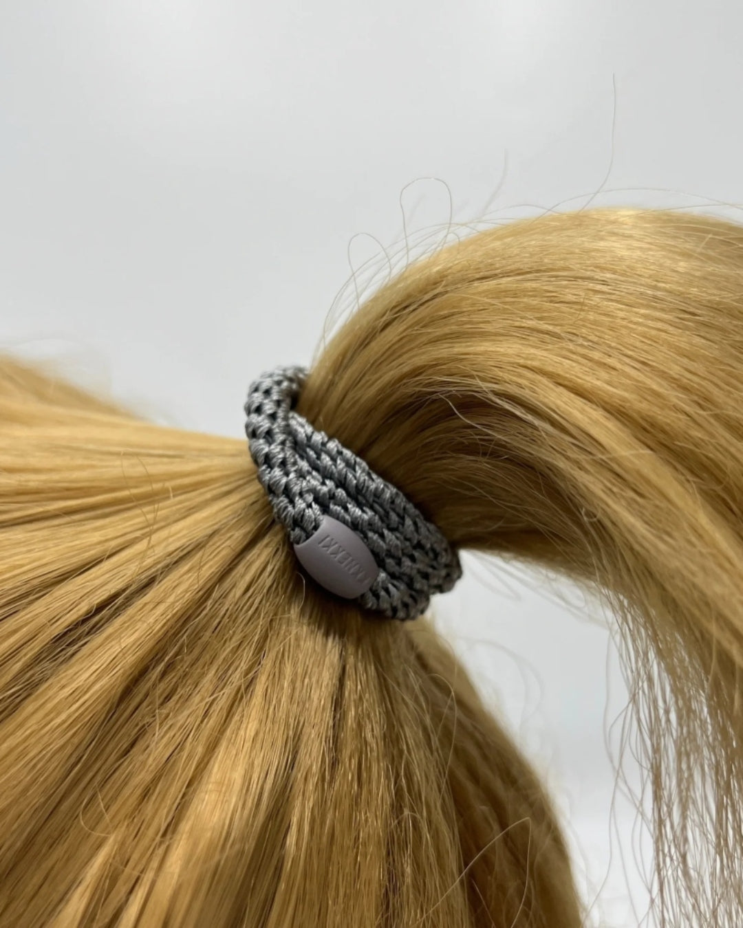 Kknekki Hair Tie | Slim Plain | Mid Grey