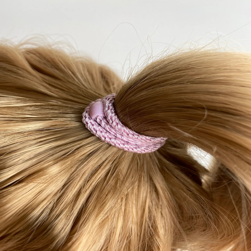 Kknekki Hair Tie | Slim Plain | Light Pink
