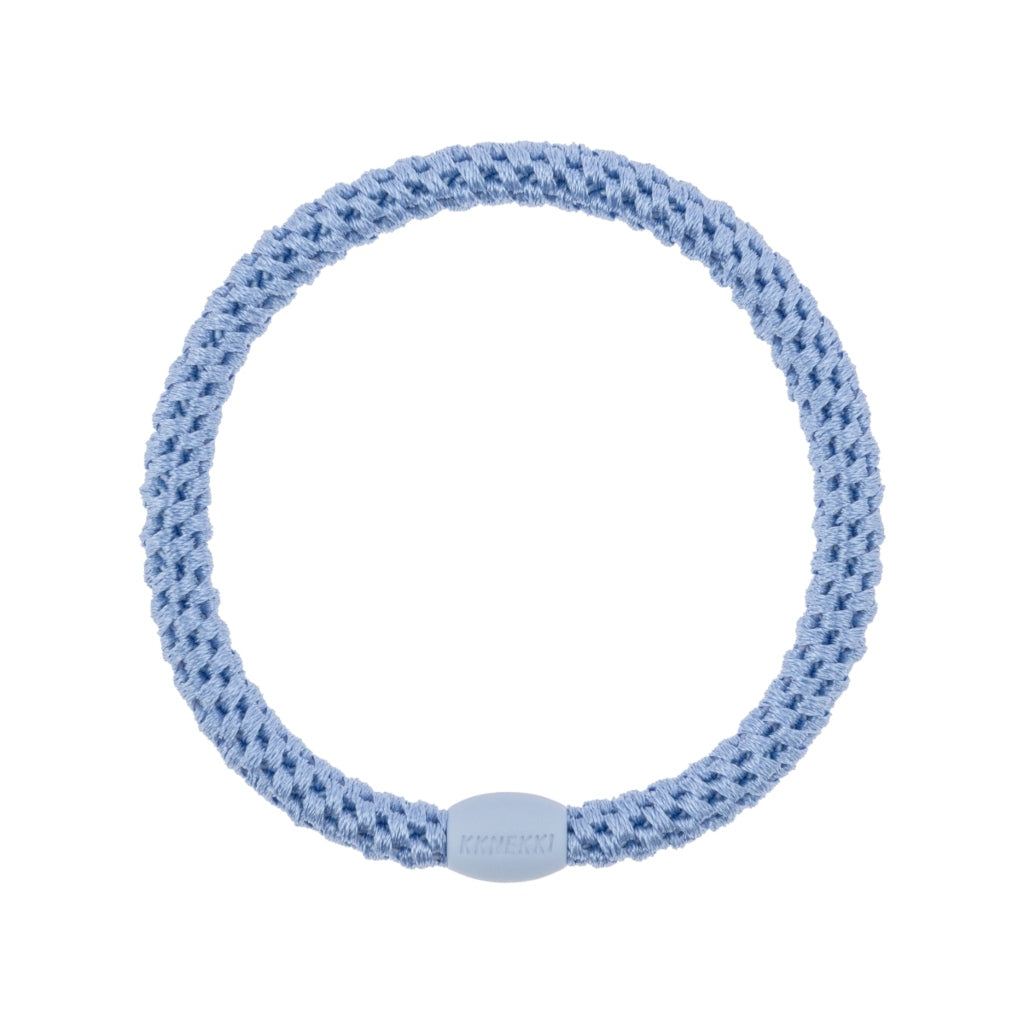 Kknekki Hair Tie | Slim Plain | Sky Blue